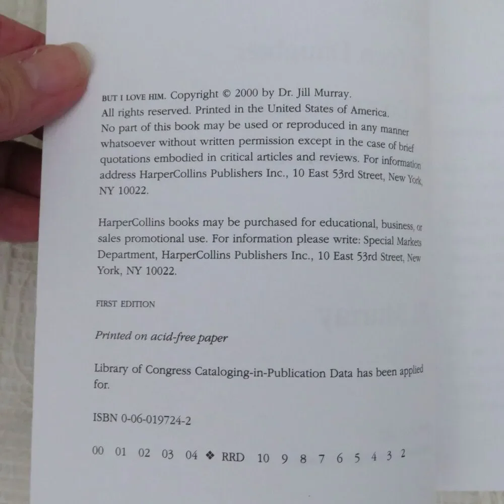 But I Love Him Paper Back Book by Dr. Jill Murray
